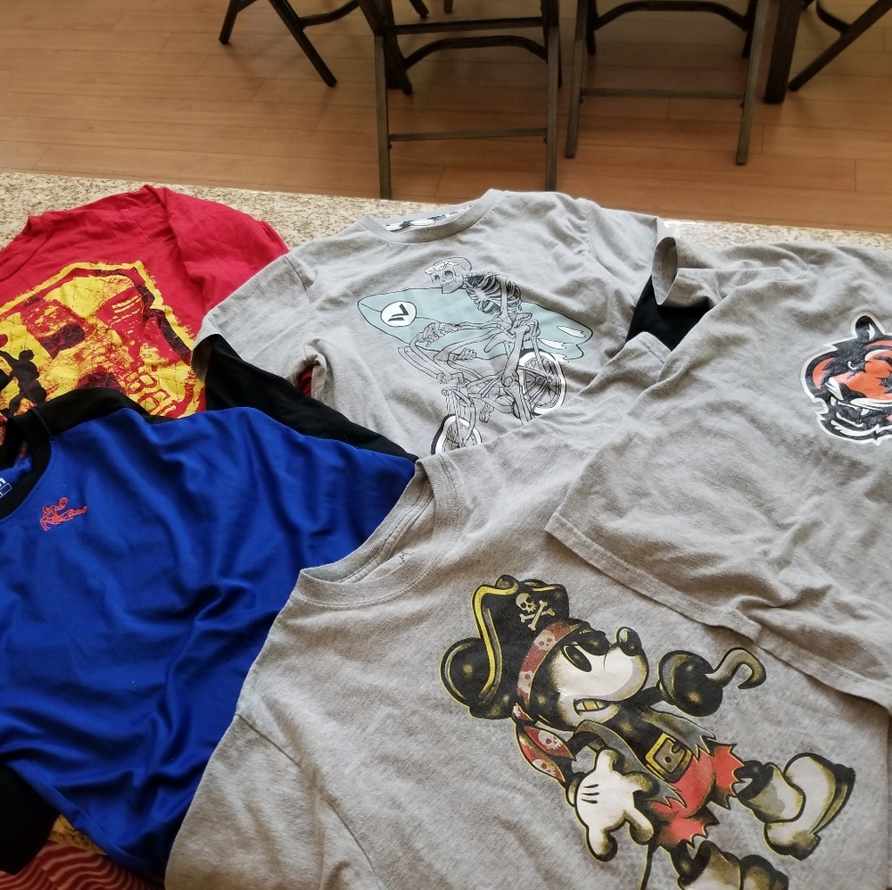 6 boy shirts